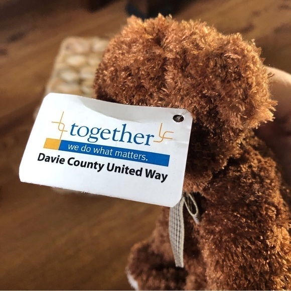 United Way soft brown teddy bear - Picture 5 of 5